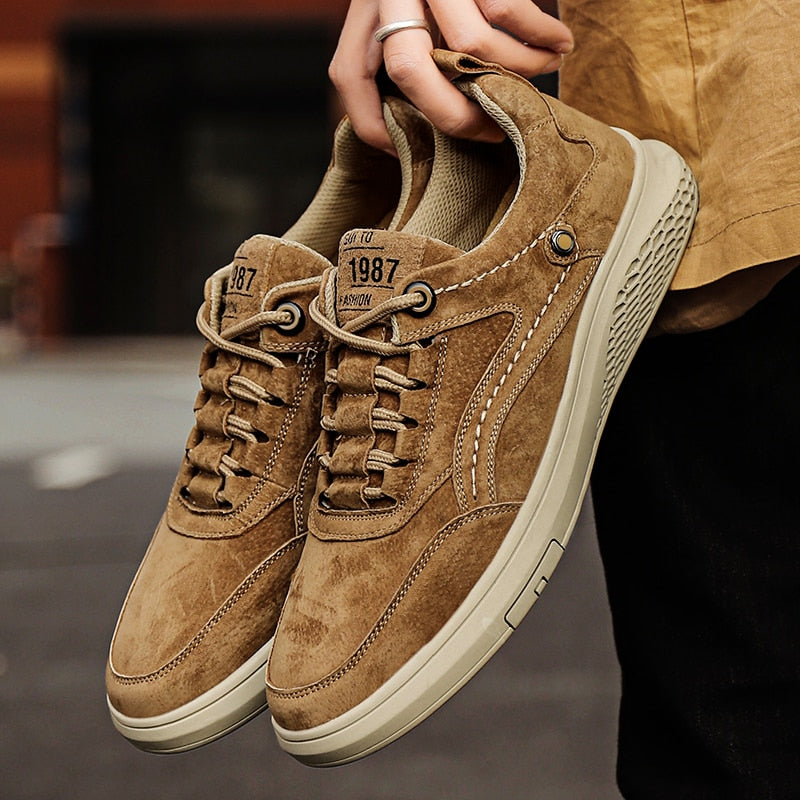 Eco-Friendly Leather Loafers - Style & Sustainability for Men