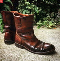 Men's Retro Ankle Boots - Stylish & Versatile