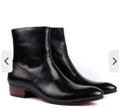 Vintage Men's Brogue Shoes - Classic Low Heel Casual Elegance