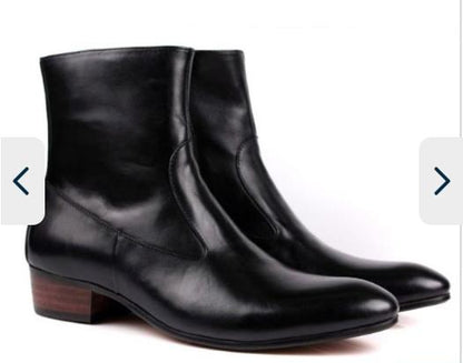 Vintage Men's Brogue Shoes - Classic Low Heel Casual Elegance