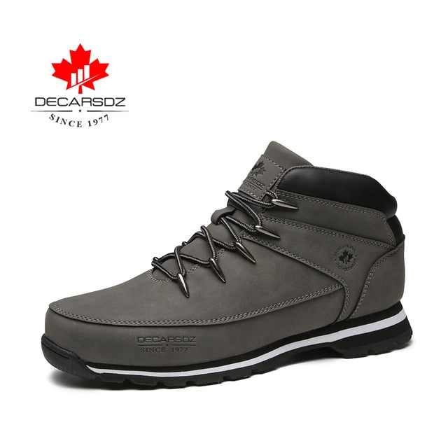 Men Basic Boots Shoes Men 2020 Autumn Winter Fashion Casual Boots Men Brand Ankle Botas New leather Classic Lace-up Men Boots