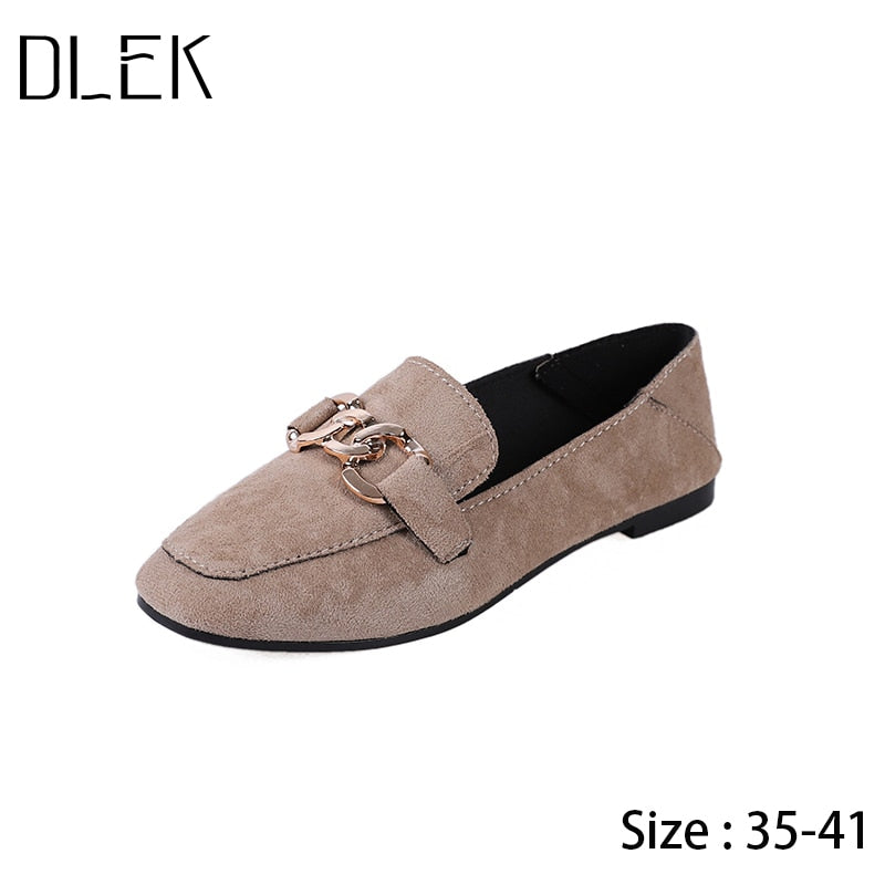 Spring 2020 Loafers Woman New Flat Shoes Square Toe And Shallow Mouth Web Celebrity  Shoes Fashion Soft Sole Gourd Ladle Shoes