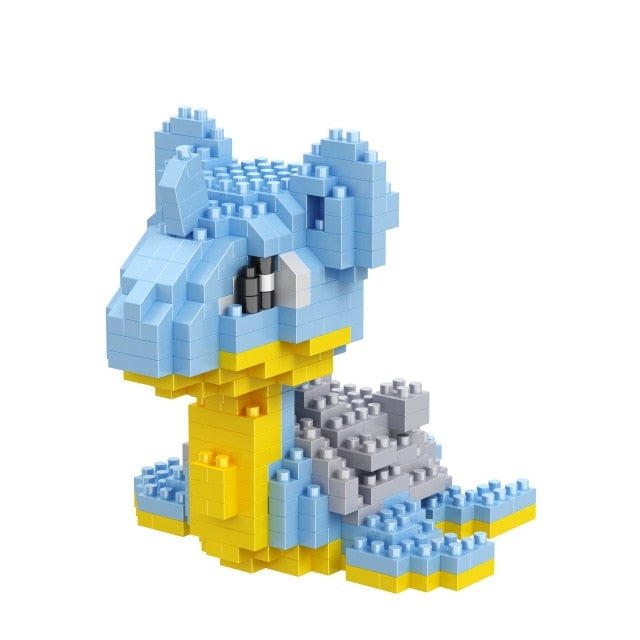 Small Building Pokemon Blocks Small Cartoon Picachu Animal Model Education Game Graphics Bricks Pokemon Toys