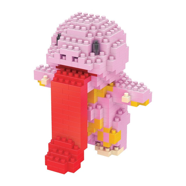 Small Building Pokemon Blocks Small Cartoon Picachu Animal Model Education Game Graphics Bricks Pokemon Toys