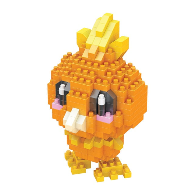 Small Building Pokemon Blocks Small Cartoon Picachu Animal Model Education Game Graphics Bricks Pokemon Toys