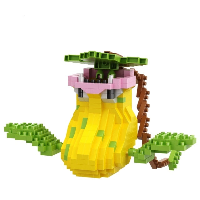 Small Building Pokemon Blocks Small Cartoon Picachu Animal Model Education Game Graphics Bricks Pokemon Toys