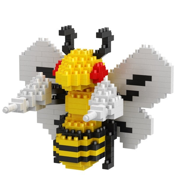 Small Building Pokemon Blocks Small Cartoon Picachu Animal Model Education Game Graphics Bricks Pokemon Toys