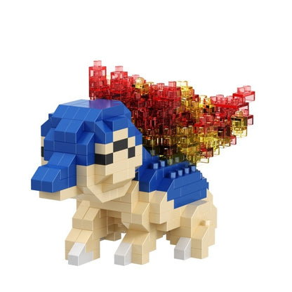 Small Building Pokemon Blocks Small Cartoon Picachu Animal Model Education Game Graphics Bricks Pokemon Toys