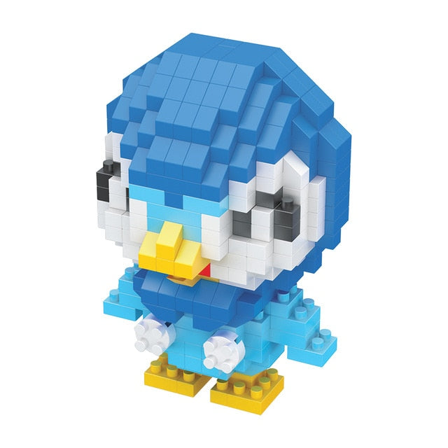 Small Building Pokemon Blocks Small Cartoon Picachu Animal Model Education Game Graphics Bricks Pokemon Toys