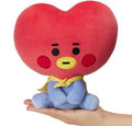 Korean Super Star Plush Animal Keychain – Soft BTS Cartoon Doll Gift