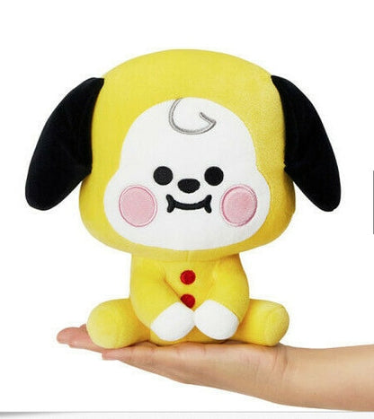 Korean Super Star Plush Animal Keychain – Soft BTS Cartoon Doll Gift