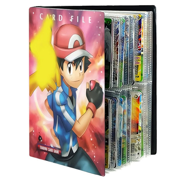 Game Pokemon Cards Album Book 240Pcs Anime Card Collectors Holder Loaded List Capacity Binder Folder Pokemons Toys for gifts Kid