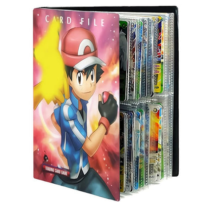 Game Pokemon Cards Album Book 240Pcs Anime Card Collectors Holder Loaded List Capacity Binder Folder Pokemons Toys for gifts Kid