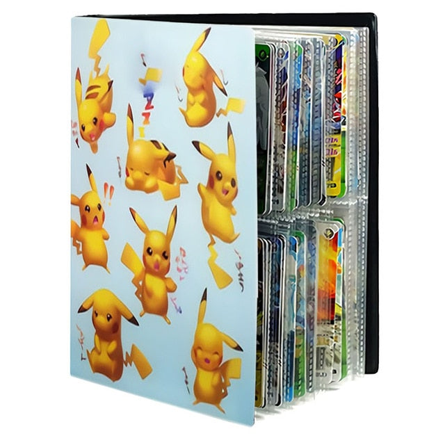Game Pokemon Cards Album Book 240Pcs Anime Card Collectors Holder Loaded List Capacity Binder Folder Pokemons Toys for gifts Kid