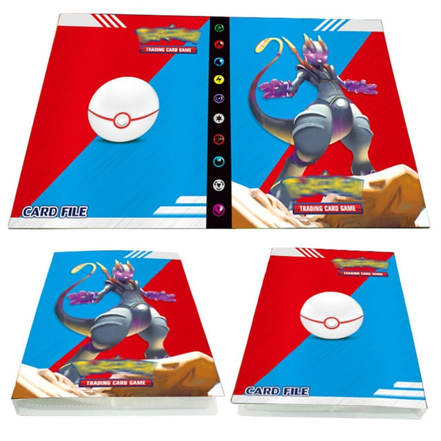 Game Pokemon Cards Album Book 240Pcs Anime Card Collectors Holder Loaded List Capacity Binder Folder Pokemons Toys for gifts Kid