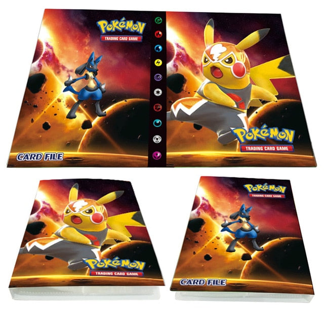 Game Pokemon Cards Album Book 240Pcs Anime Card Collectors Holder Loaded List Capacity Binder Folder Pokemons Toys for gifts Kid