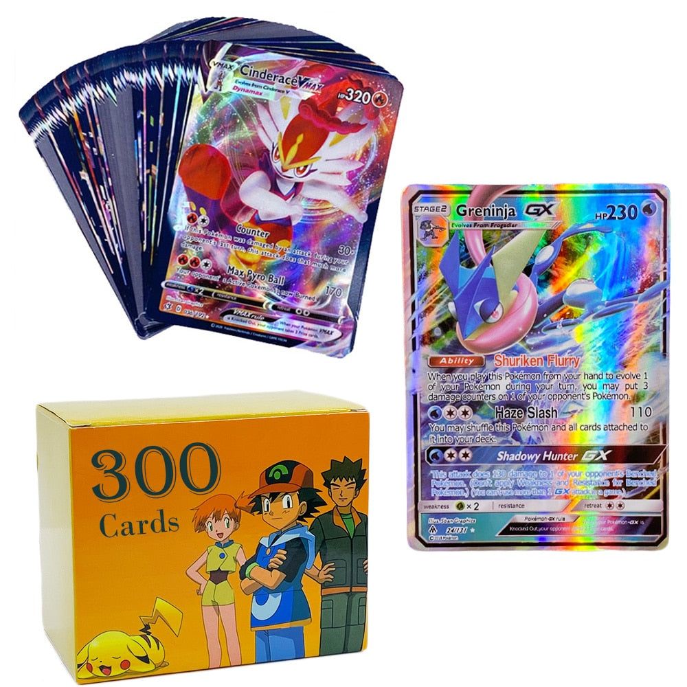 Pokemon 200 V MAX 300 GX Best Selling Children Battle English Version Game Tag Team Shining Vmax TOMY Pokemon Cards