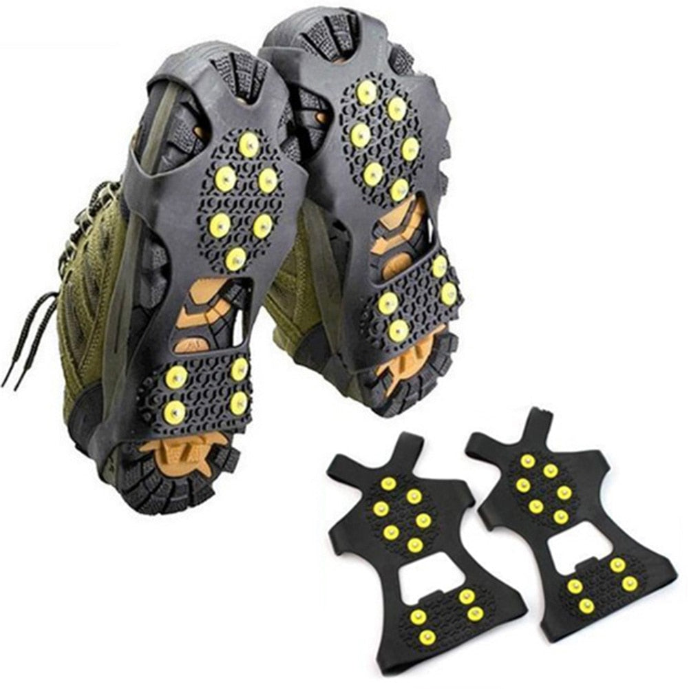 YJSFG Anti-Skid Shoe Spikes - Secure Winter Adventures